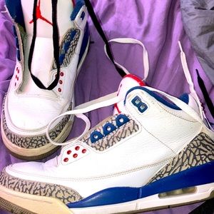 Jordan 3 retro “true blues” men’s size 9